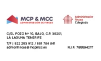 INMOBILIARIA ADMINISTRACIÓN DE FINCAS MCC&MCP S.L.