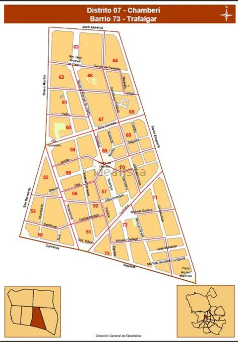 Pis de 55 m² a Madrid