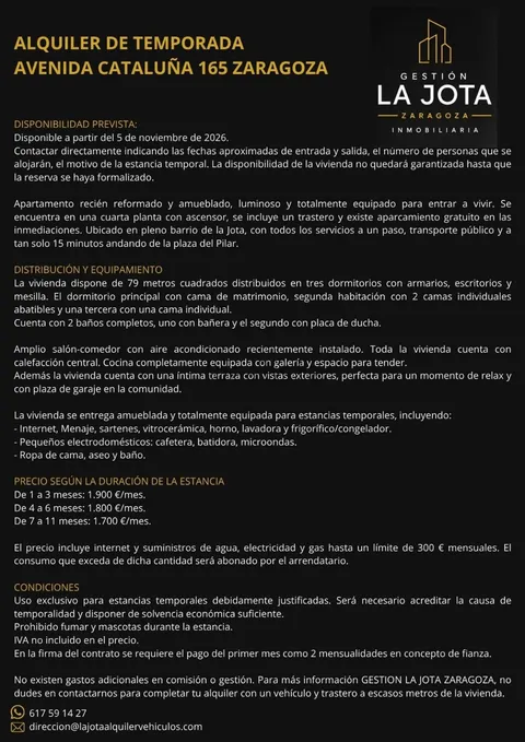 Wohnung 113 m² in Saragossa