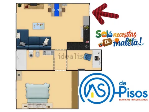 Pis de 60 m² a Saragossa