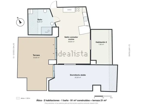 Pis de 91 m² a Osca