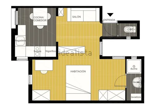 Pis de 35 m² a Barcelona