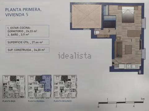 Pis de 48 m² a Sevilla