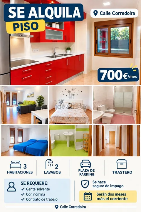 Appartement 95 m² à Monforte de Lemos