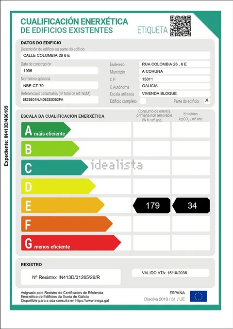 Pis de 92 m² a A Corunya
