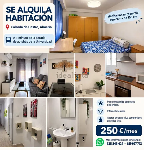 Habitación en alquiler, Almería