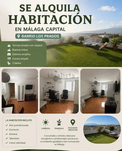 Chambre à louer, Málaga