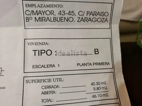 Flat 46 m² in Zaragoza (2/14)