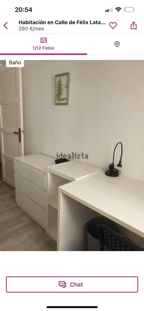 Chambre à louer, Saragosse