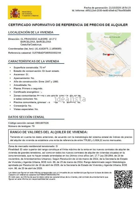 Wohnung 65 m² in Barcelona