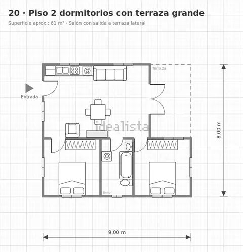 Pis de 90 m² a Iznate