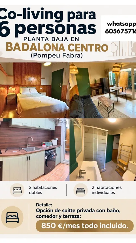 Habitació de lloguer, Badalona