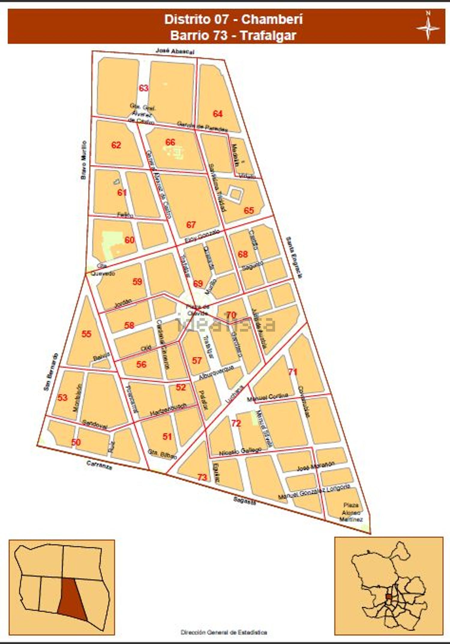 Pis de 55 m² a Madrid
