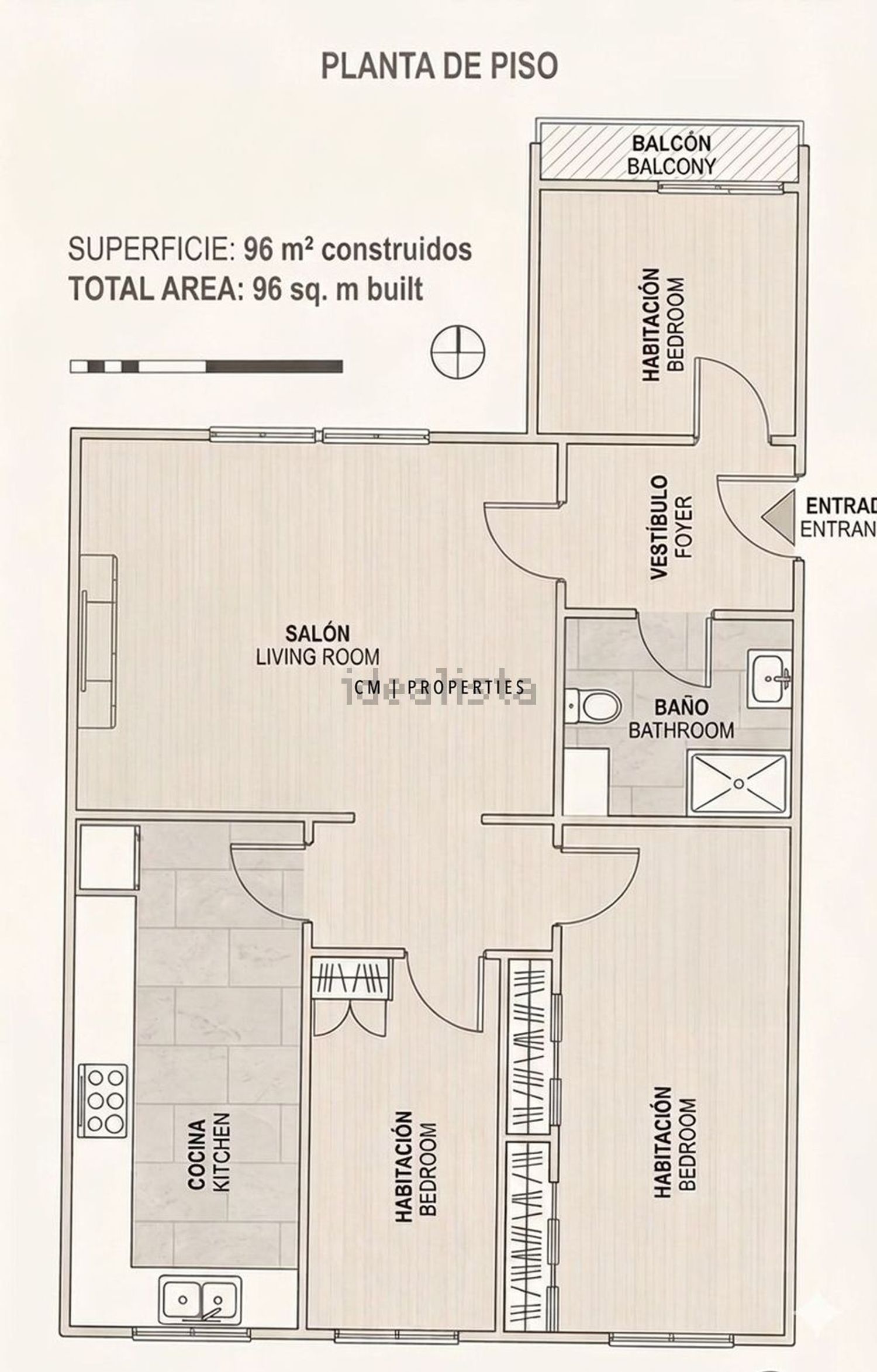 Pis de 95 m² a València