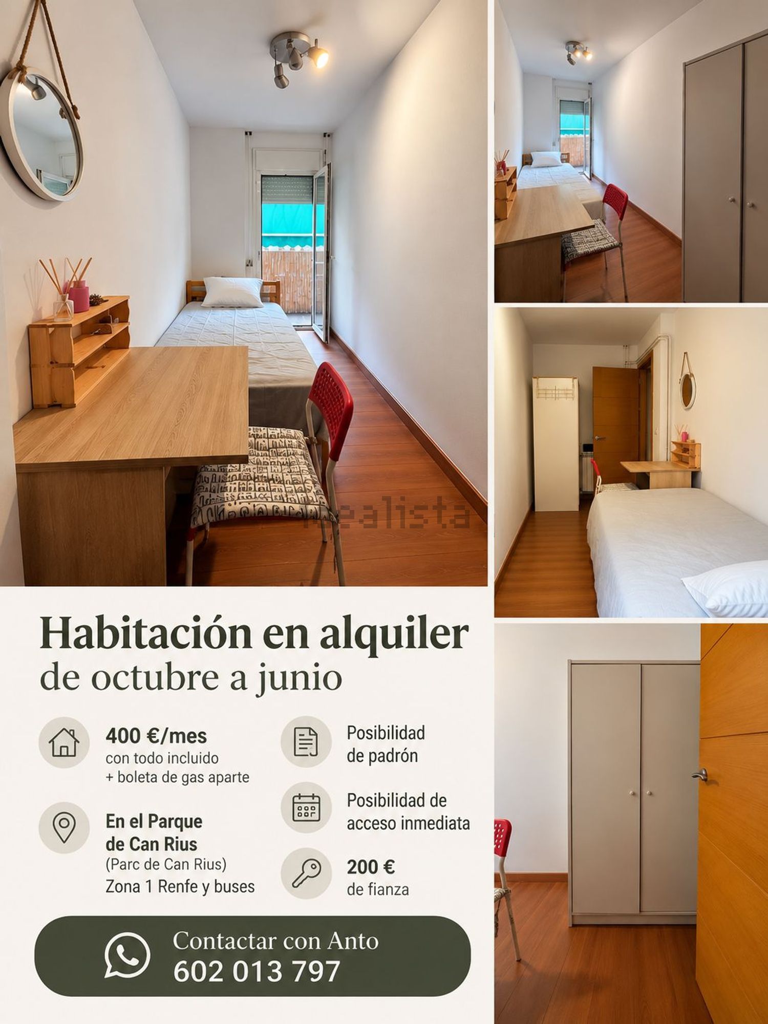 Stanza in affitto, Viladecans