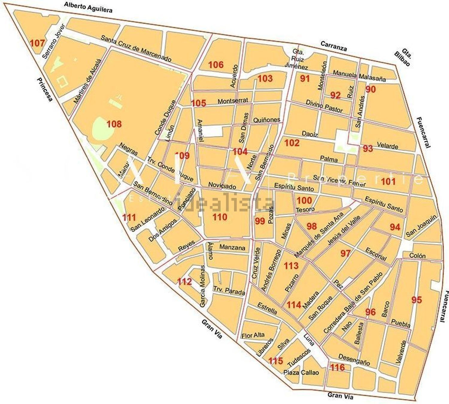 Pis de 95 m² a Madrid