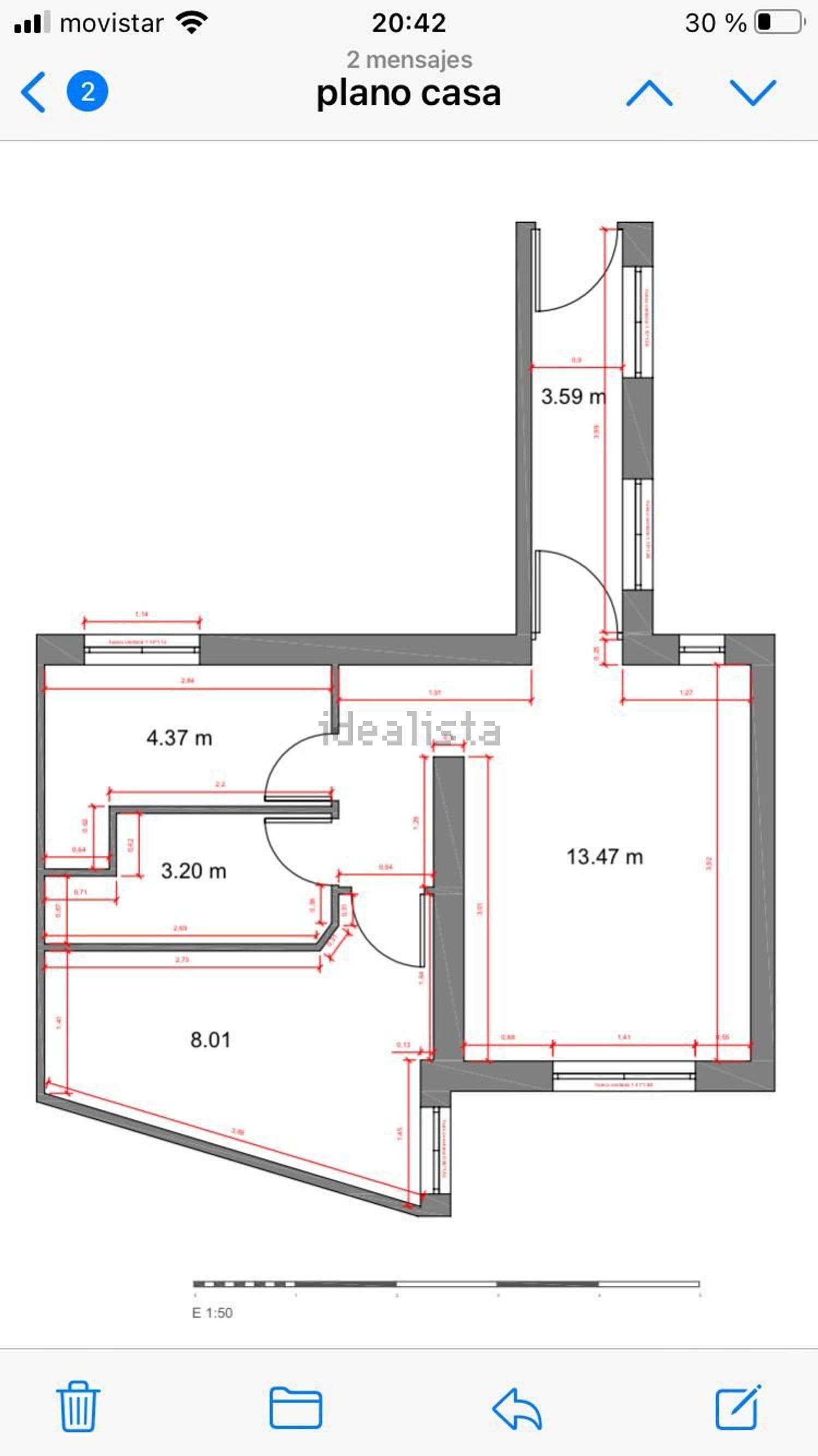 Appartement 45 m² à Madrid