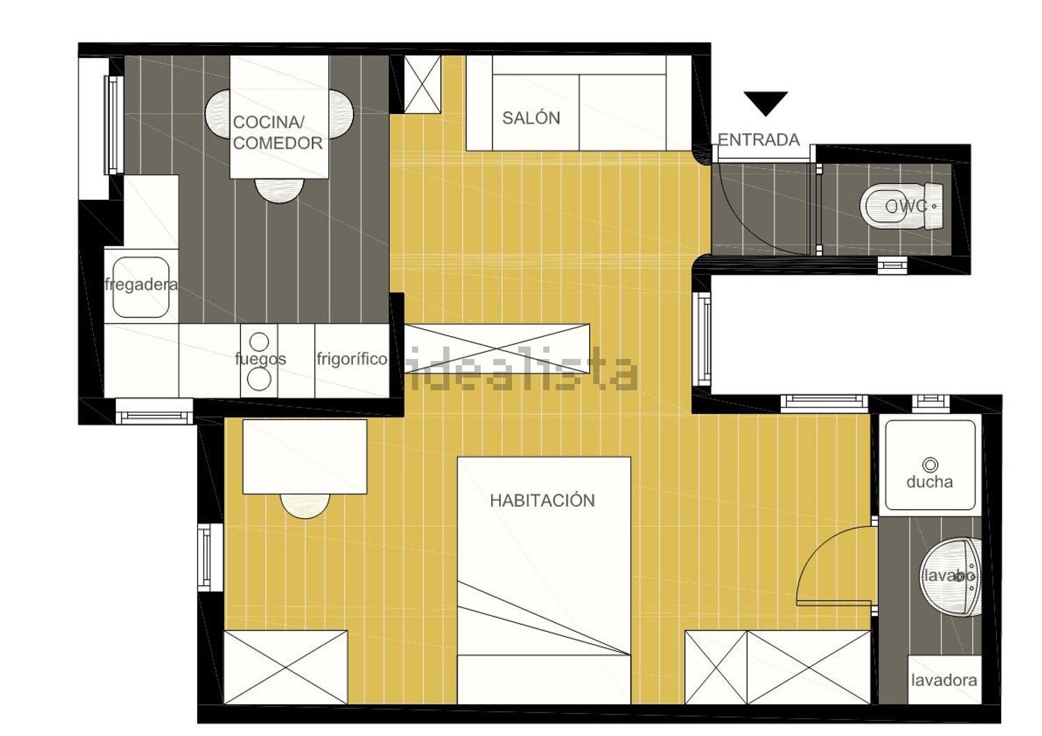 Pis de 35 m² a Barcelona