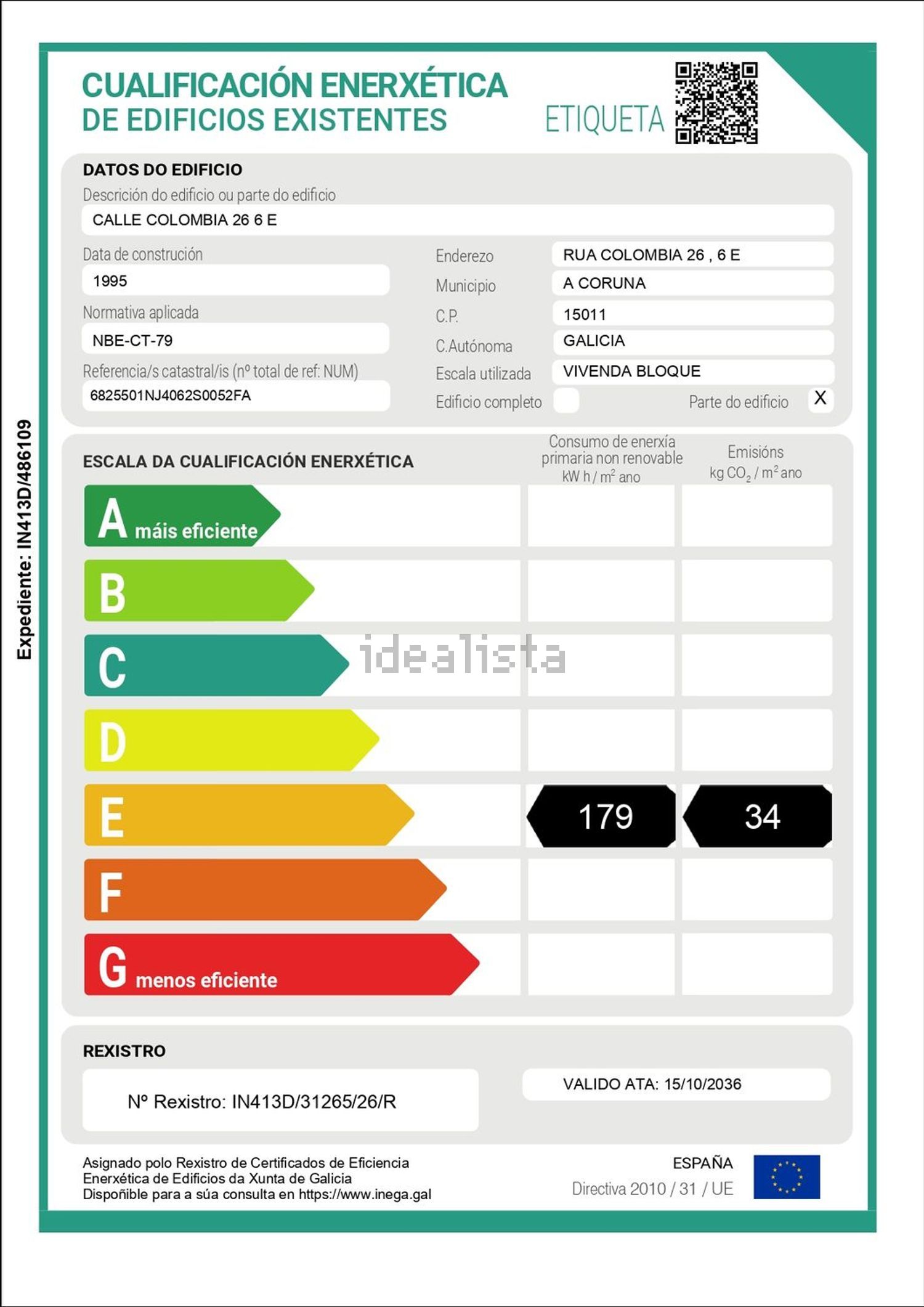 Pis de 92 m² a A Corunya