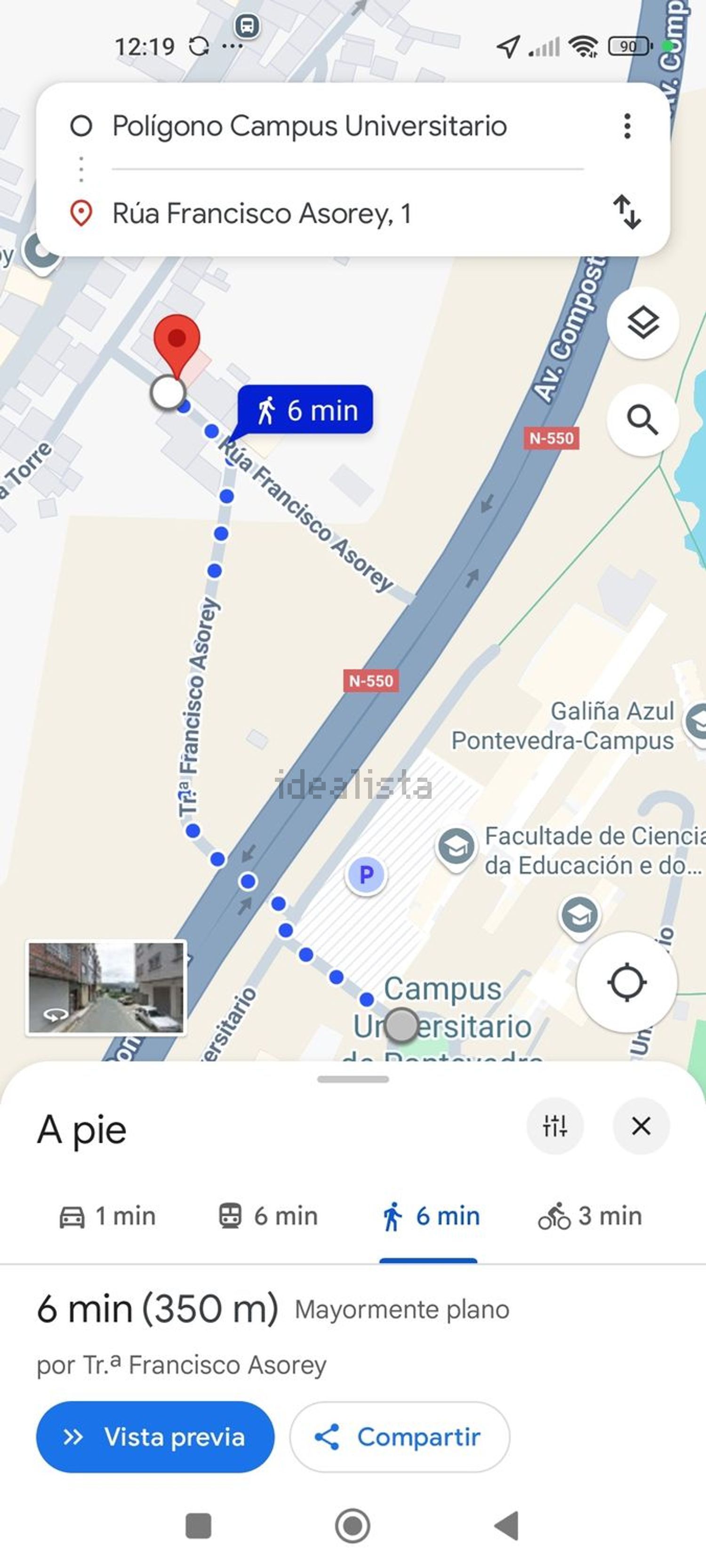 Habitació de lloguer, Pontevedra