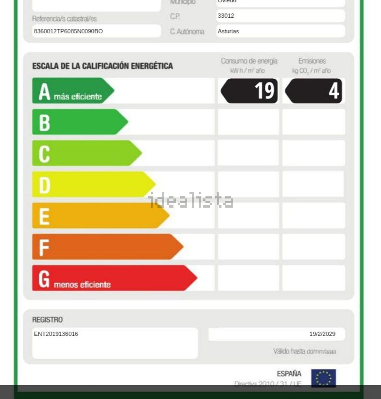 Pis de 51 m² a Oviedo