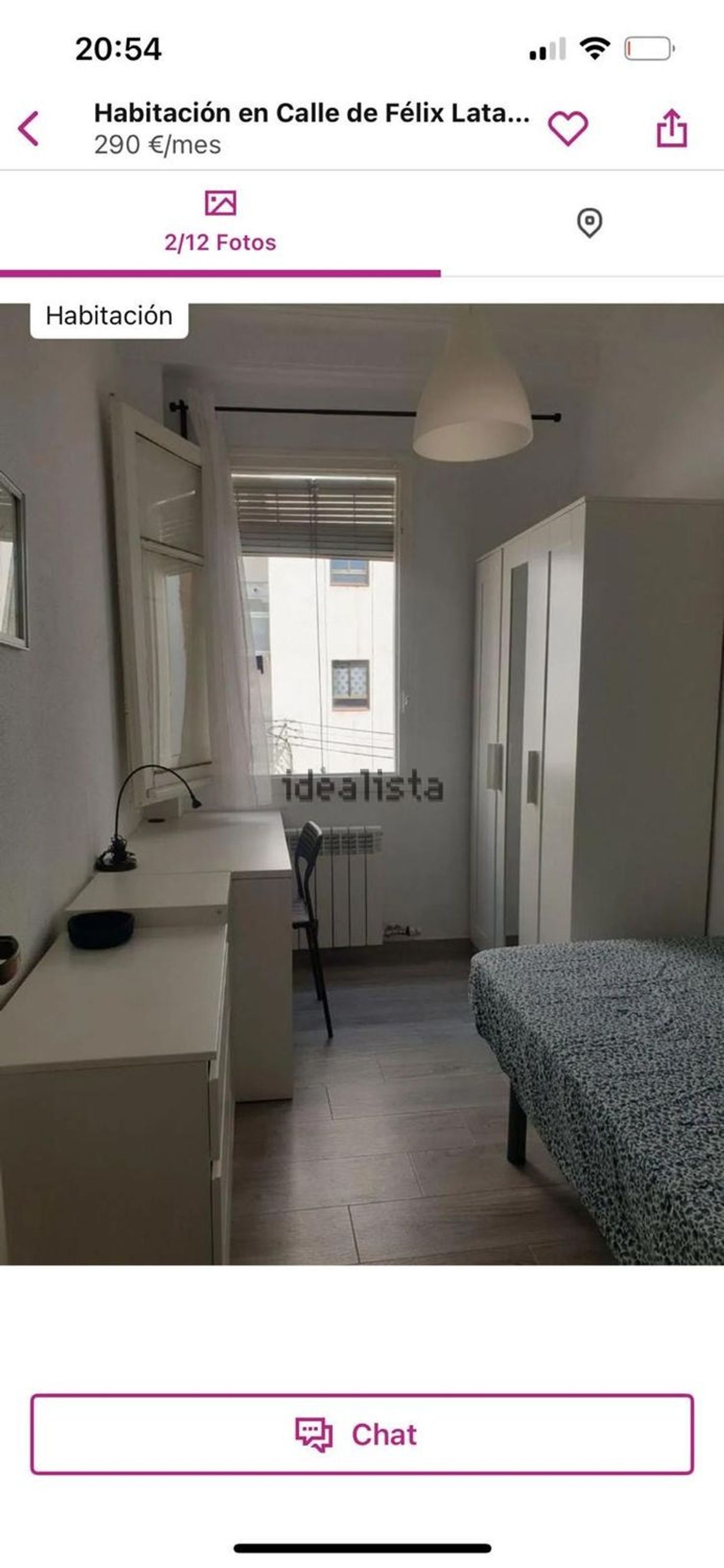 Chambre à louer, Saragosse