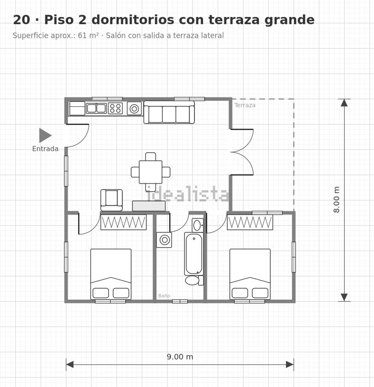 Pis de 90 m² a Iznate