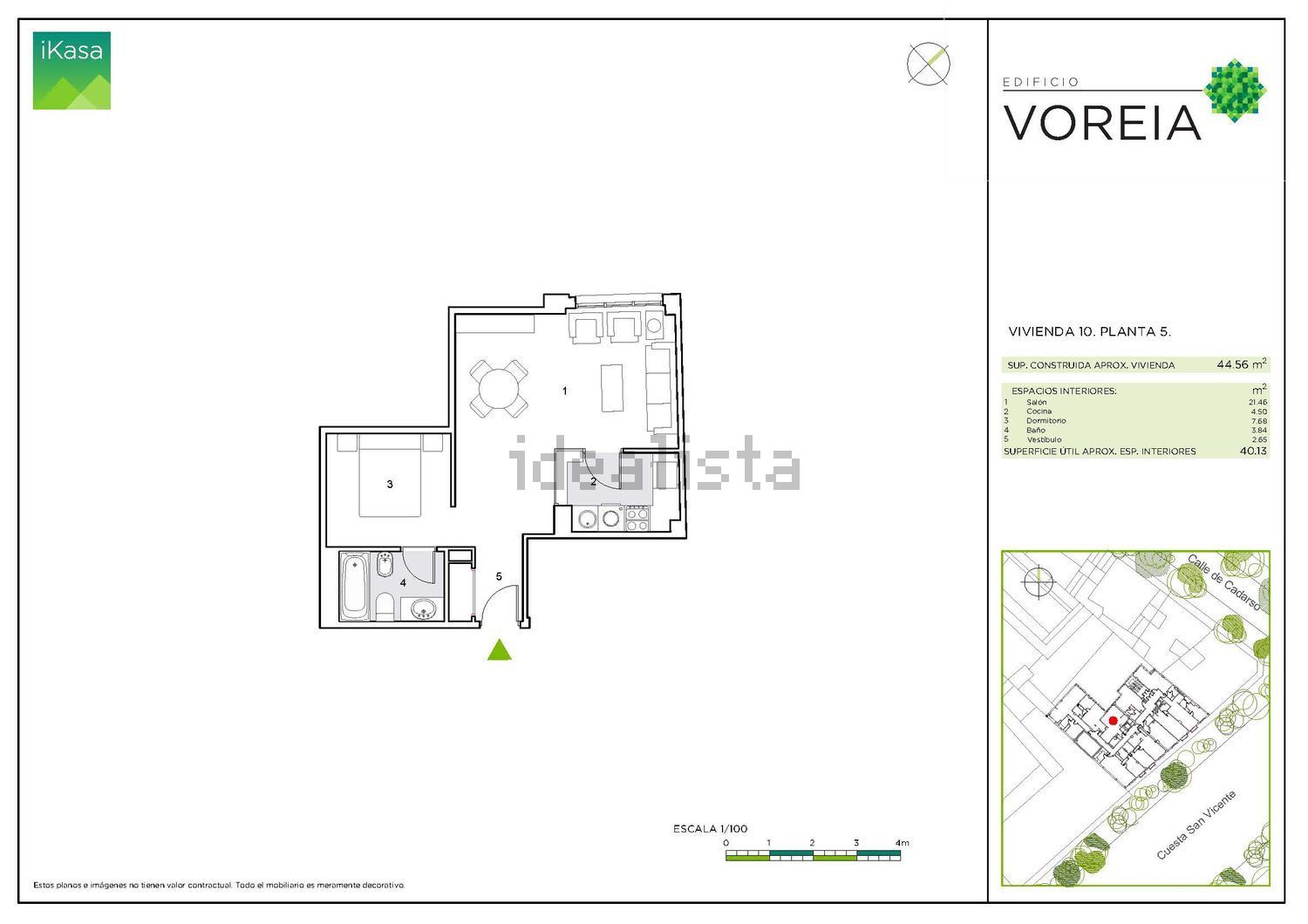 Wohnung 45 m² in Madrid