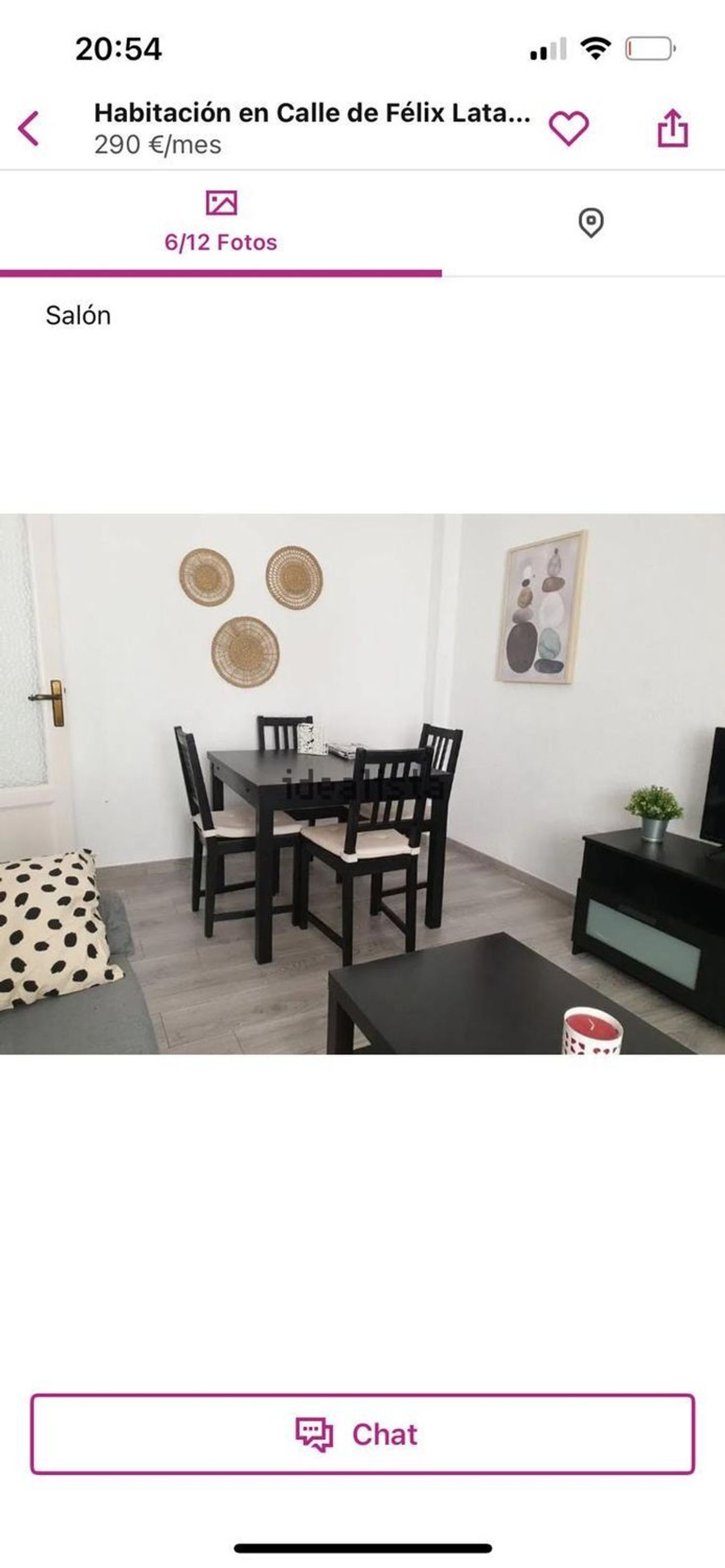 Chambre à louer, Saragosse