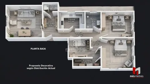 Pis de 100 m² a Teià