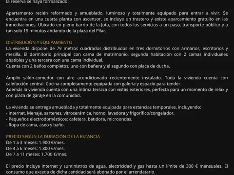 Pis de 79 m² a Saragossa