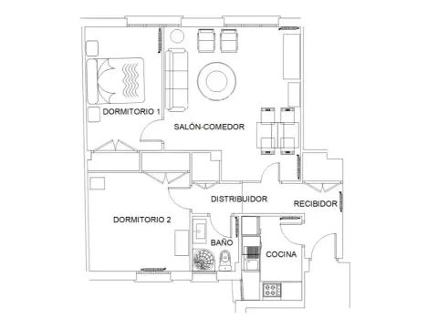 Pis de 72 m² a Madrid