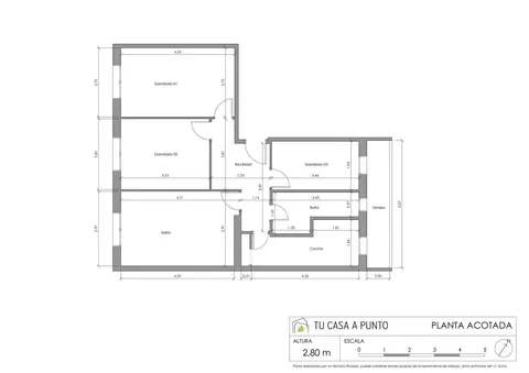 Pis de 82 m² a Madrid