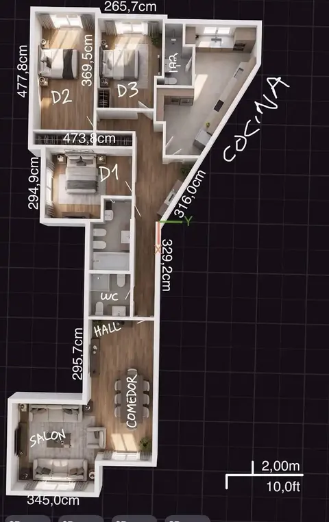 Pis de 123 m² a València