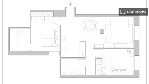 Apartamento para alugar, Madrid
