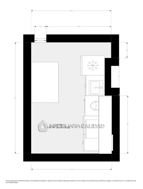 Piso de 37 m² en Burgos