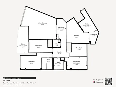 Pis de 206 m² a València