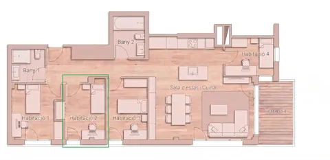 Habitación en alquiler, Vic