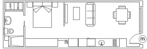 Pis de 42 m² a Granada