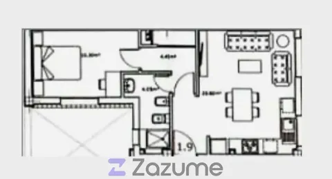 Pis de 52 m² a Olivares