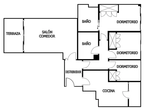 Pis de 107 m² a València