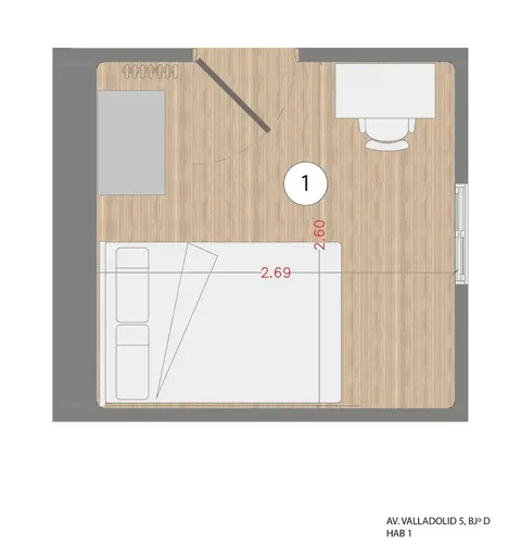 Habitació de lloguer, Madrid