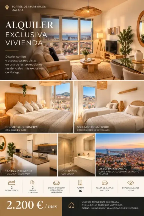 Квартира 70 м² у Малаґі