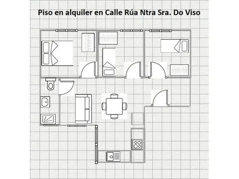 Pis de 85 m² a Ourense
