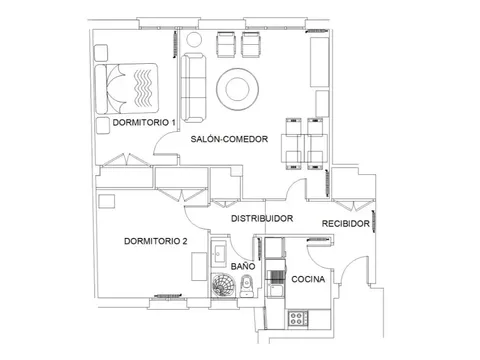 Pis de 72 m² a Madrid
