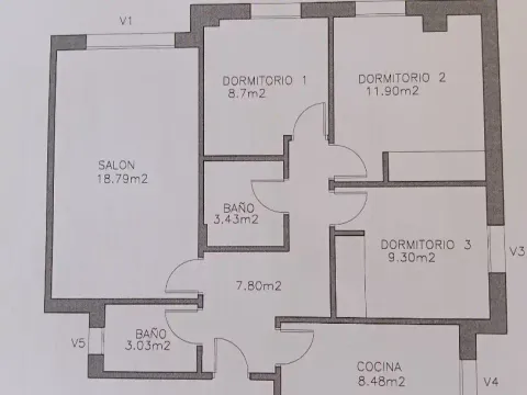 Apartamento 95 m² em Valladolid