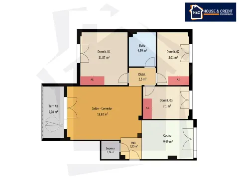 Pis de 85 m² a Guadarrama