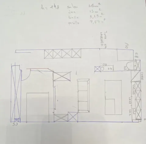 Piso de 50 m² en La Coruña