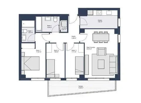 Appartamento 99 m² a Barcelona