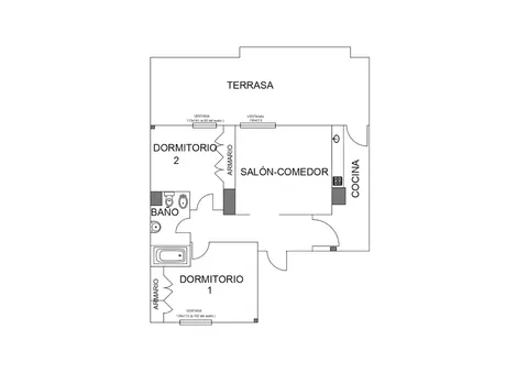 Pis de 77 m² a Madrid
